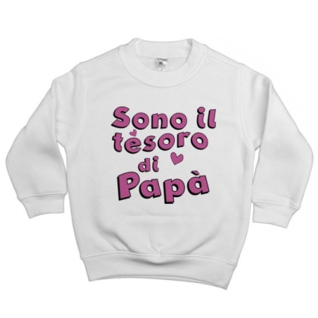 Felpa bambino sono il tesoro di papà