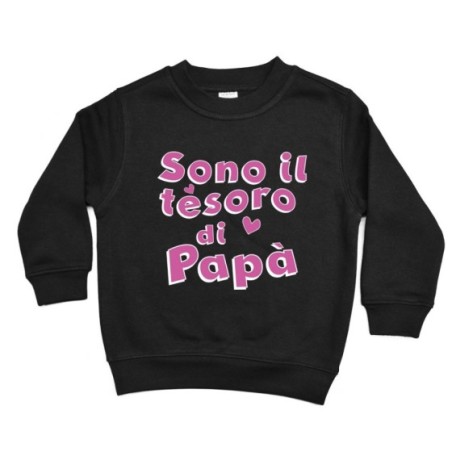Felpa bambino sono il tesoro di papà Per il papà