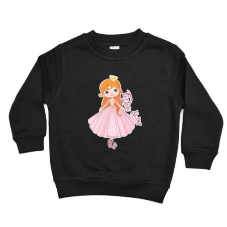 Felpa bambina figlia di un re royal Per il papà