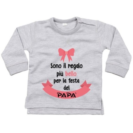 Felpa neonato sono il regalo più bello per la festa del papà