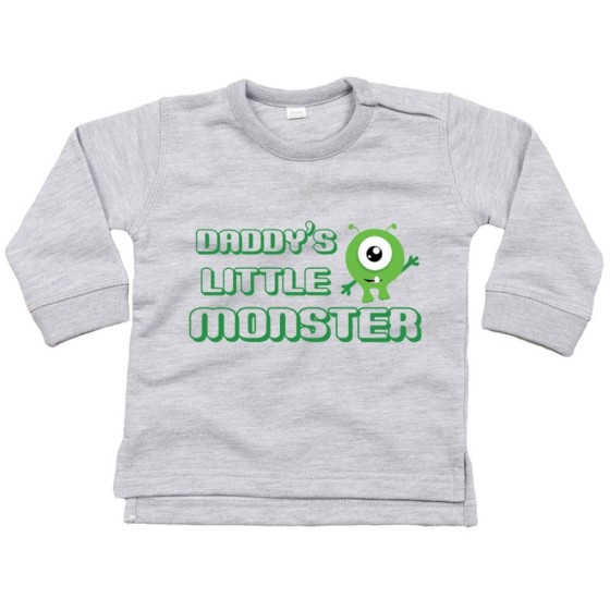 Felpa neonato daddy's little monster Per il papà