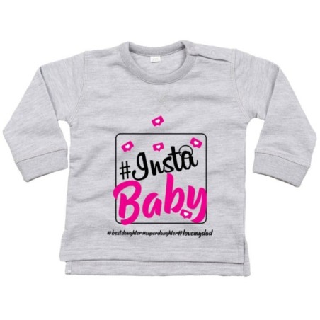 Felpa neonato insta baby love my dad