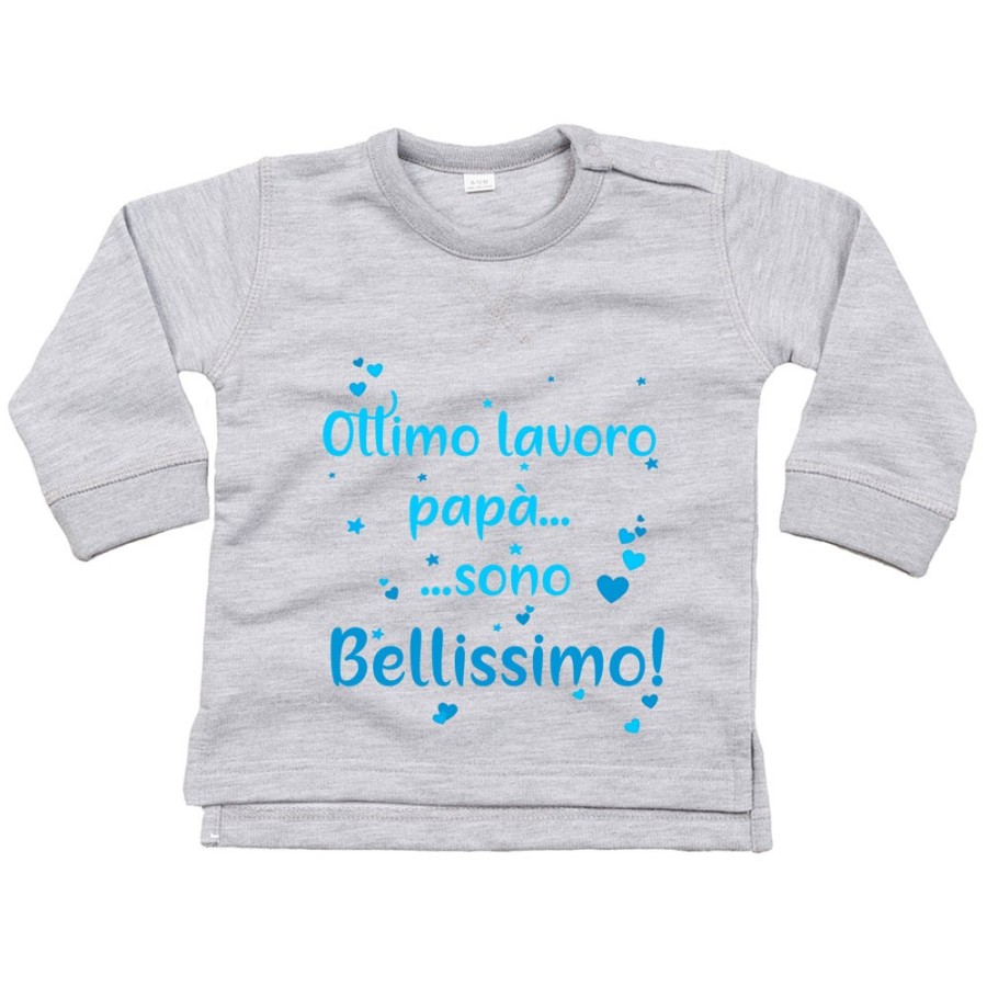 Felpa neonato ottimo lavoro papà sono bellissimo Per il papà