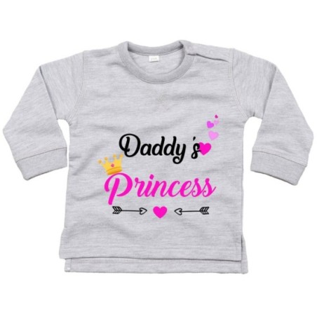 Felpa neonato daddy's prince princess