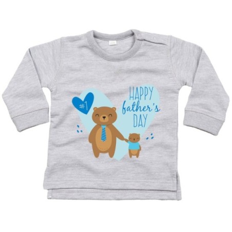 Felpa neonato happy father's day