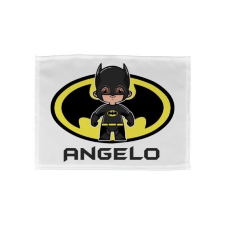 Tovaglietta personalizzata con nome baby batman