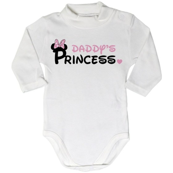 Body lupetto neonato daddy's pince princess mickey Per il papà