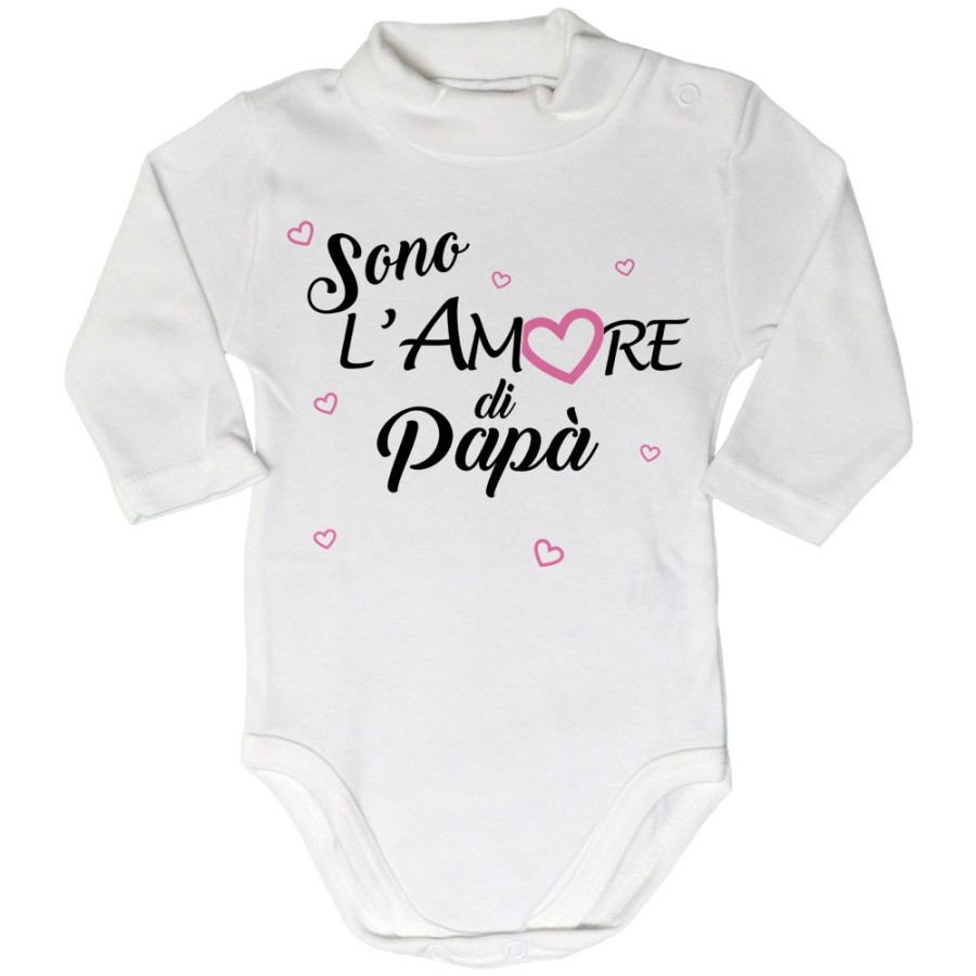 Body lupetto neonato sono l'amore di papà Per il papà