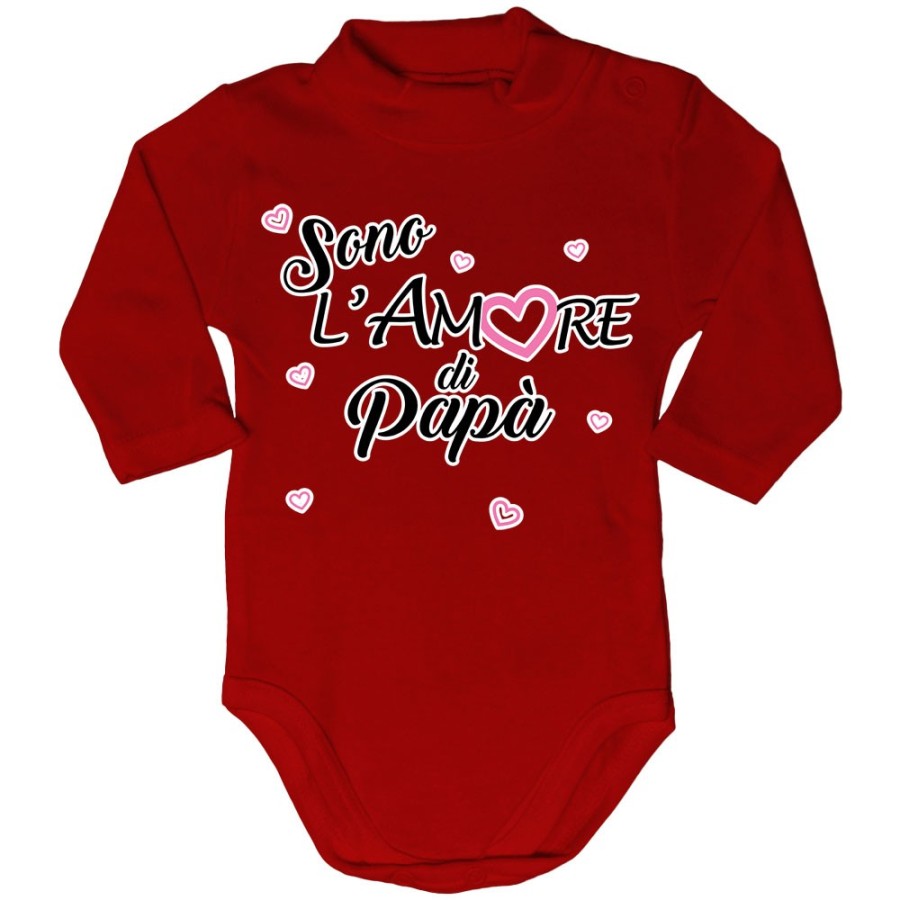 Body lupetto neonato sono l'amore di papà Per il papà