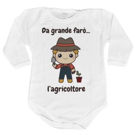 Body neonato da grande farò l'agricoltore