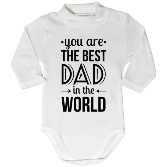 Body lupetto neonato you are the best dad in the world Per il papà