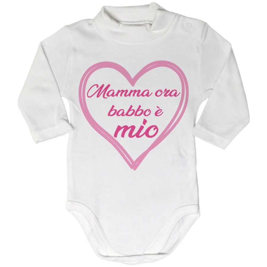 Body lupetto neonato mamma ora babbo è mio Per il papà