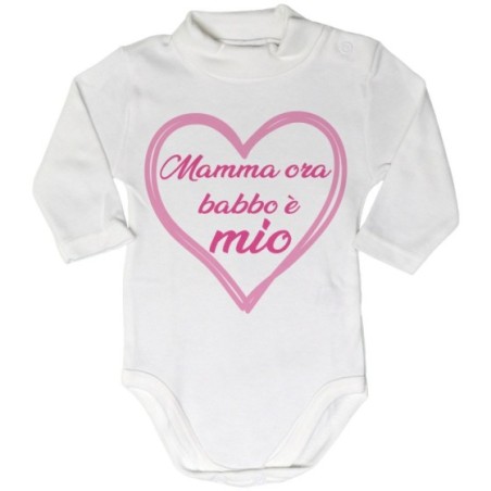 Body lupetto neonato mamma ora babbo è mio Per il papà