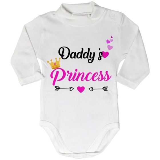 Body lupetto neonato daddy's prince princess Per il papà