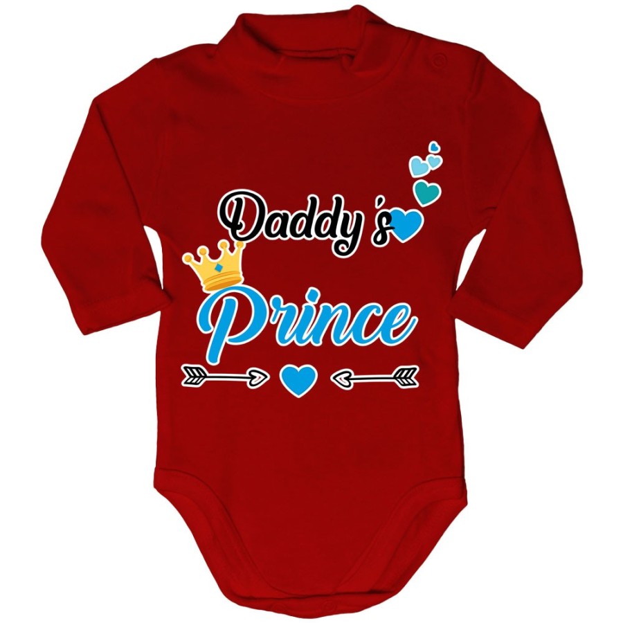 Body lupetto neonato daddy's prince princess Per il papà