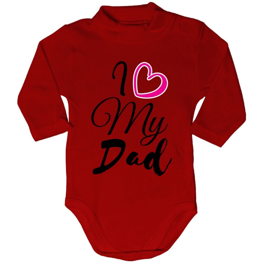 Body lupetto neonato i love my dad Per il papà