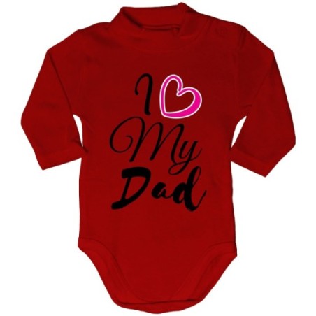 Body lupetto neonato i love my dad Per il papà