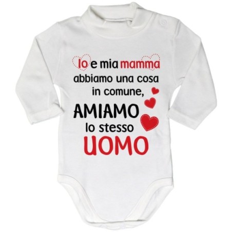 Body lupetto neonato io e mamma abbiamo una cosa in...