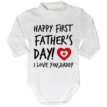Body lupetto neonato happy first father's day i love you...