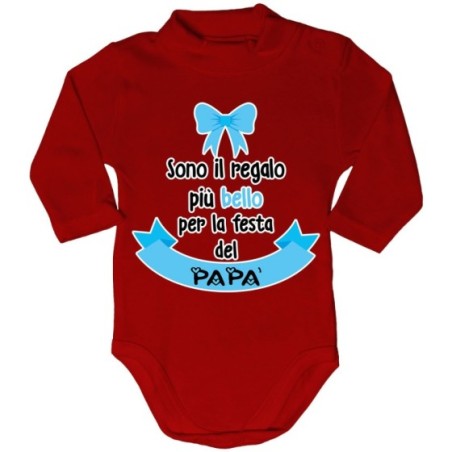 Body lupetto neonato sono il regalo più bello per la festa del papà Per il papà