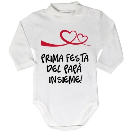 Body lupetto neonato prima festa del papà insieme