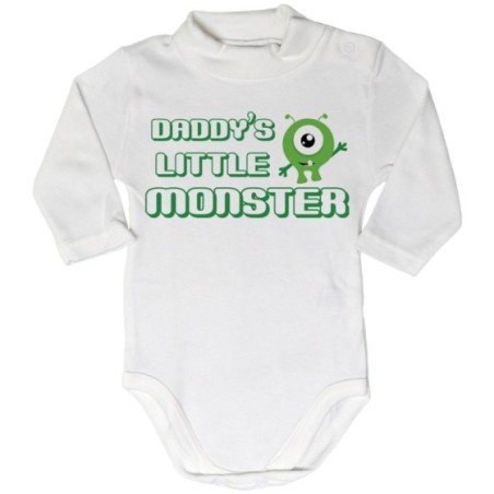 Body lupetto neonato daddy's little monster