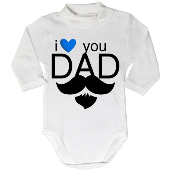 Body lupetto neonato i love you dad Per il papà
