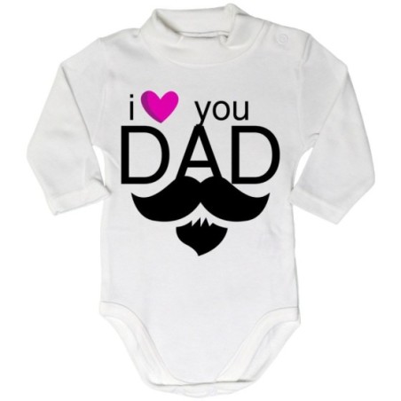 Body lupetto neonato i love you dad Per il papà