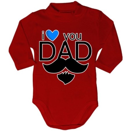 Body lupetto neonato i love you dad Per il papà