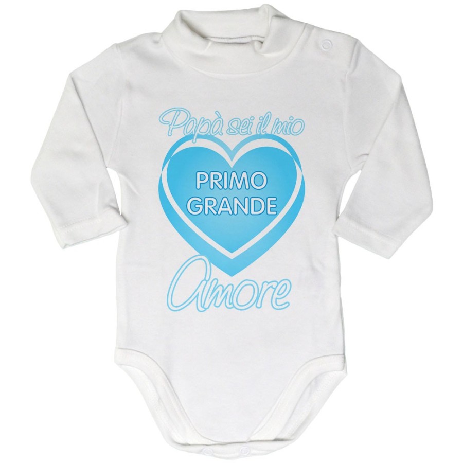 Body lupetto neonato papà sei il mio primo grande amore Per il papà