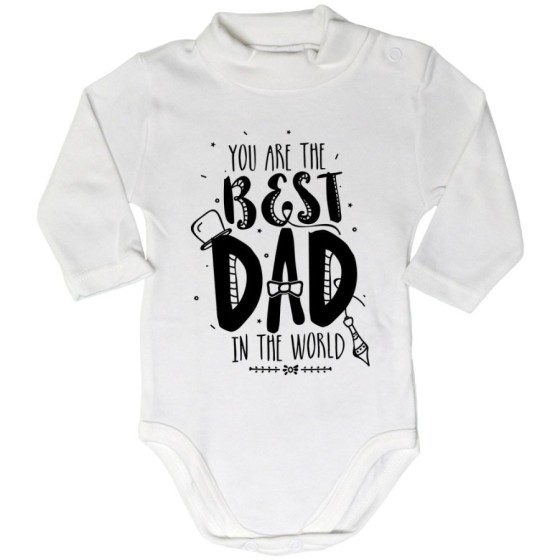 Body lupetto neonato the best dad in the world Per il papà