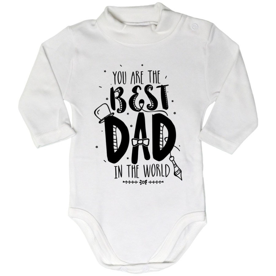 Body lupetto neonato the best dad in the world Per il papà