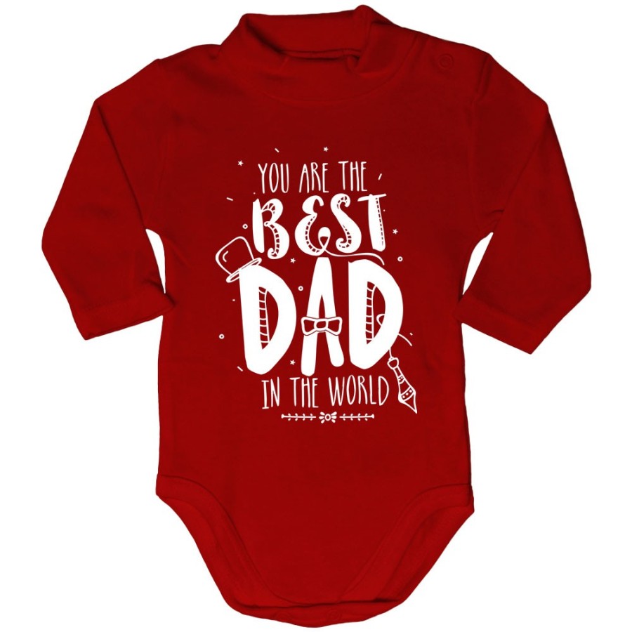 Body lupetto neonato the best dad in the world Per il papà
