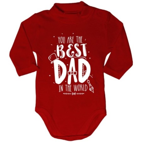 Body lupetto neonato the best dad in the world Per il papà