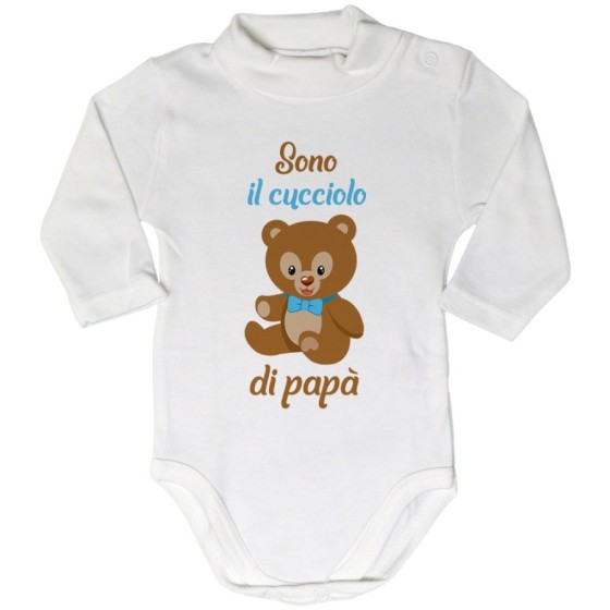 Body lupetto neonato sono il cucciolo di papà Per il papà