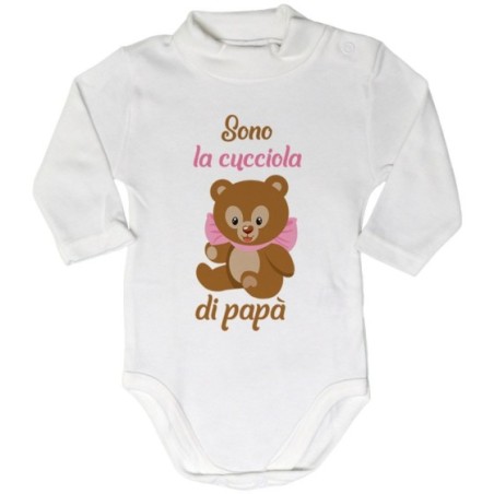 Body lupetto neonato sono il cucciolo di papà Per il papà