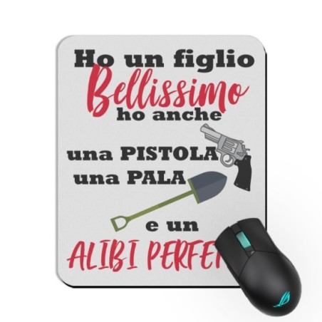 Tappetino mouse ho un figlio bellissimo una figlia...