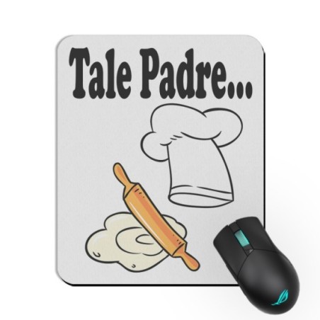 Tappetino mouse papà master chef