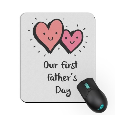 Tappetino mouse our first father's day