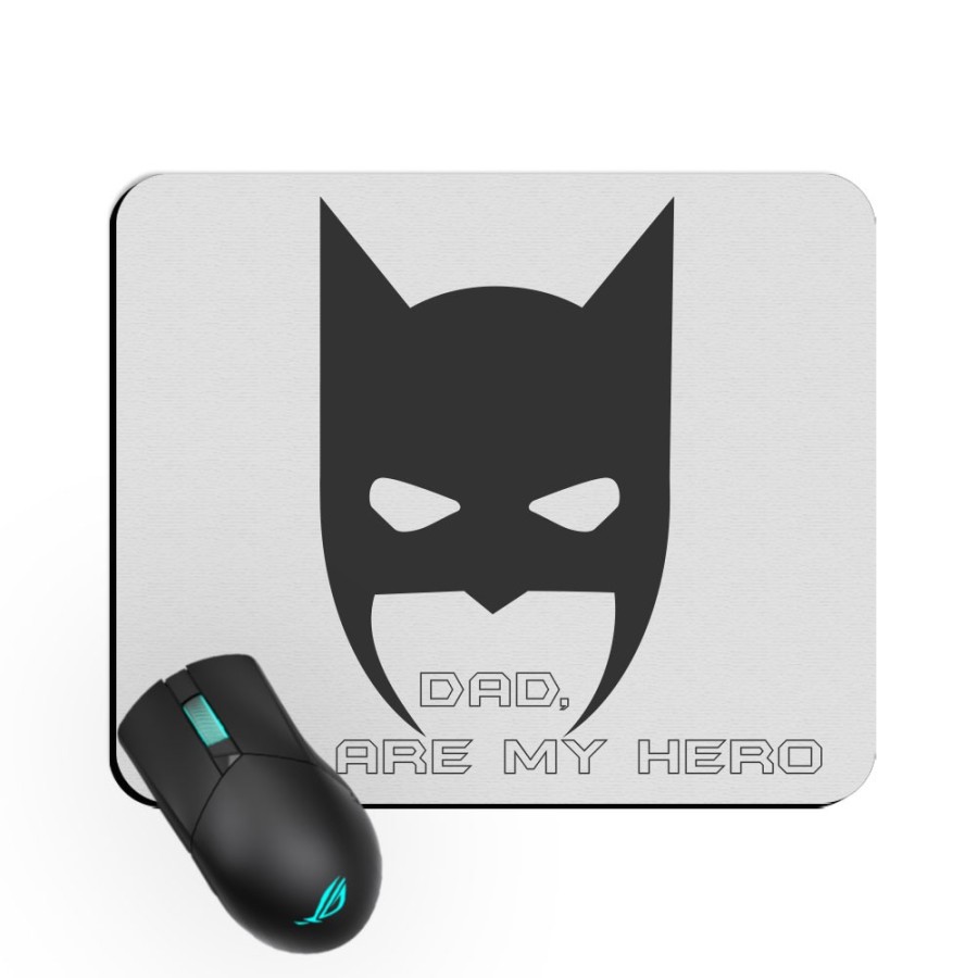 Tappetino mouse dad you are my hero batman icon Per il papà