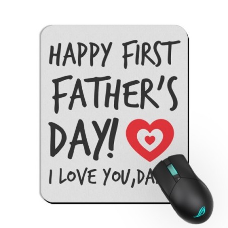 Tappetino mouse happy first father's day i love you daddy