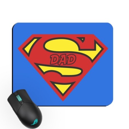 Tappetino mouse super dad blue background