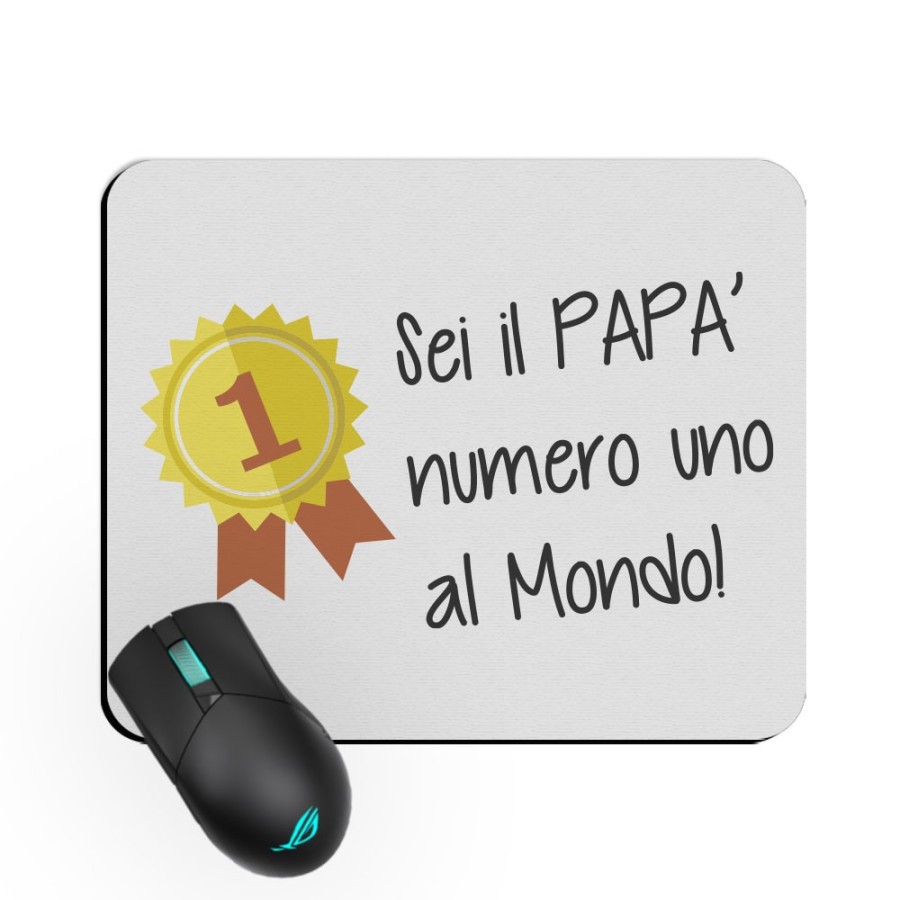 Tappetino mouse sei il papà numero uno al mondo Per il papà