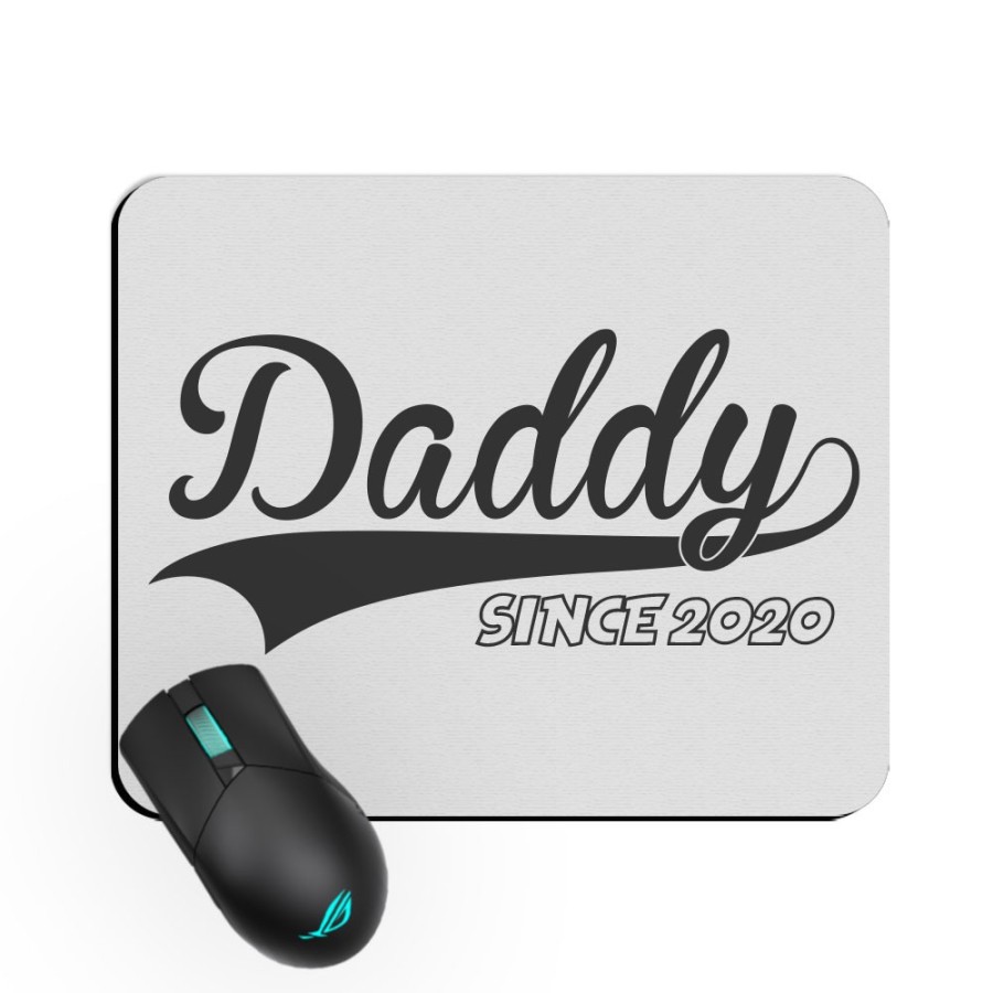Tappetino mouse personalizzato con anno daddy since Per il papà