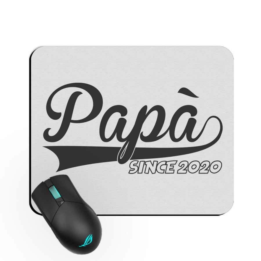 Tappetino mouse personalizzato con anno papà since Per il papà