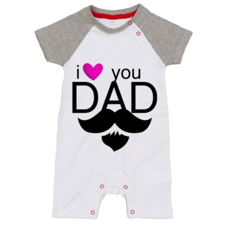 Pagliaccetto neonato i love you dad Per il papà