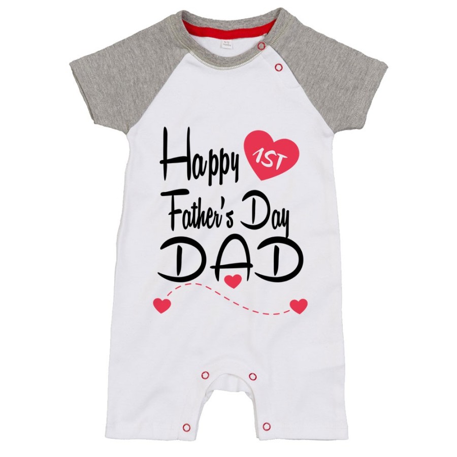 Pagliaccetto neonato happy first father's day dad Per il papà