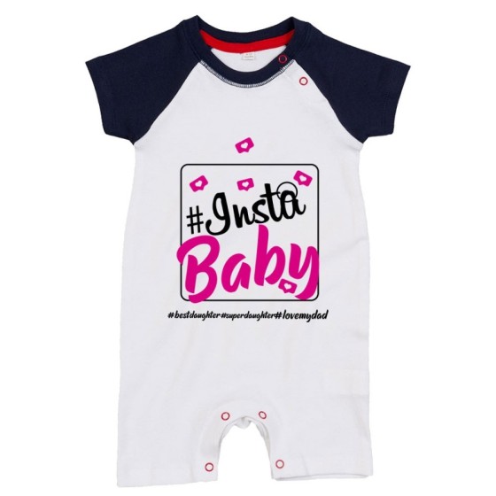 Pagliaccetto neonato insta baby love my dad Per il papà