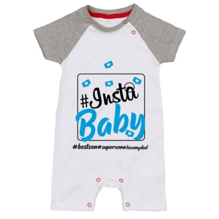 Pagliaccetto neonato insta baby love my dad Per il papà