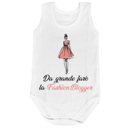 Body neonata da grande farò la fashion blogger